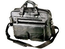 Leather Ambassador Document Bag17Black