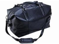 Leather Porto Travel Bag - Black - Leather Porto Travel Bag - Bl