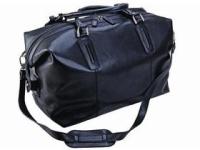 Leather Porto Travel Bag - Black - Leather Porto Travel Bag - Bl