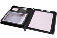 A4 Fleetwood I-Pad Zipped Folder - Black - Suitable for all I-Pa