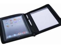 A5 Bradford I-Pad Zipped Folder - Black - Suitable for all I-Pad