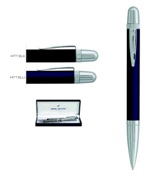 Savane - Metal Ballpen - Matt Black; Matt Blue - Boxed