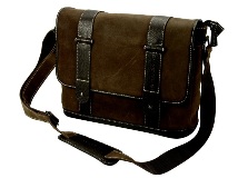 Leather Executive Messenger Bag15.4Brown