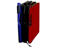 A5 Tuscany PU NotebookBlack; Blue; Red