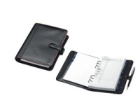 Polo - A5 Leather Organiser with Tab/ Brown Trim Polo - A5 Leather Organiser with Tab/ Brown Trim
