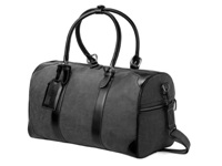 PU Travelina Overnighter Travel Bag - Black