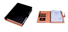 A5 PU Organiser with Tab ClosureBlack