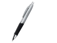 Mistral Ballpen - Silver; Gun Metal - Rubber Grip