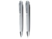 Destiny Set Ballpen/Pencil Set - Silver - Boxed