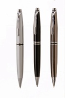 Madison - Metal Ballpen - Black; Gun Metal and Silver