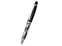 Intercontinental Stylus - Metal Stylus Ballpen - Black