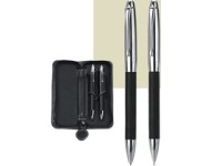 El Torro Set Ballpen/Pencil Set - Black - Zipper Pouch