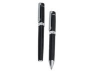 Orion Set Bettoni Ballpen/Roller Set - Black; Silver; Blue - Box