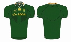 Springbok Home Test Jersey - Authentic Canterbury Springbok Supp