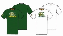 Springbok Mens T-shirt - Authentic Canterbury Springbok Supporte