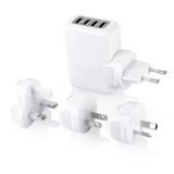 Usb Travel Charger With Universal Ac Plugs
