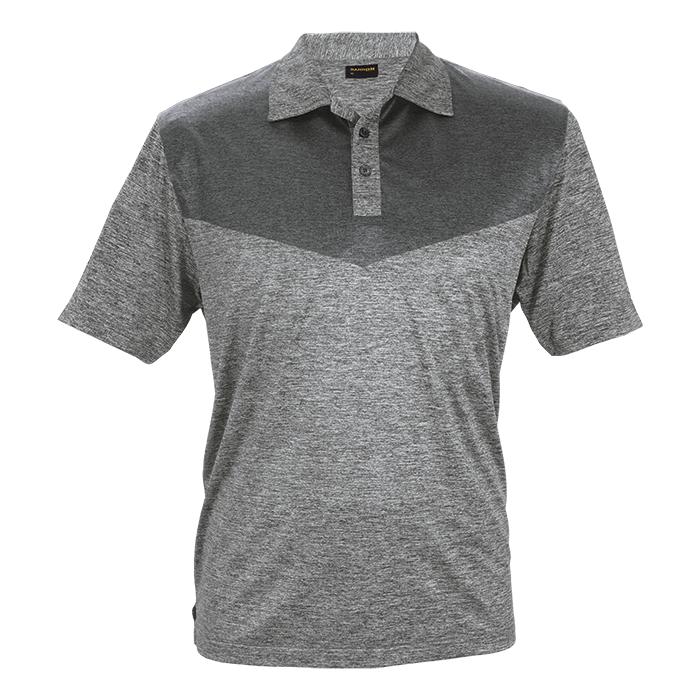 Mens Alto Golfer. Grey Melange, Navy Melange or Red Melange