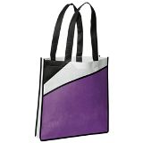 Three Tone Shopper - Purple, Blue, Red or Black