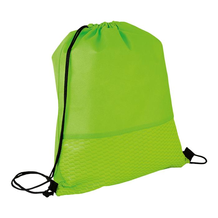 Wave Design Drawstring Bag - Non-Woven