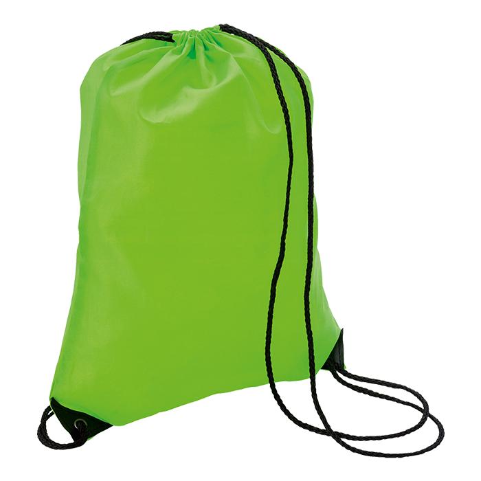 Drawstring Bag With Black Corners