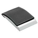 Business Card Case With Magnetic Lid - Black
