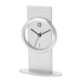 Brushed Aluminium Desk Clock