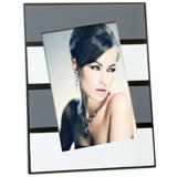 Stylish Two Tone Aluminium Photo Frame - Silver