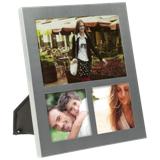 3 in 1 Hanging Aluminium Photo Frame - Silver