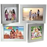 Adjustable Aluminium Photo Frame - Silver