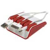 Desktop Cable Organiser - Black, Blue, Red or White