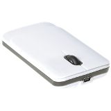 Palm sized Stylish Mouse  - White/Black