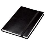 A6 Mini Journal With Elastic Band Closure - 80 Pages - Black