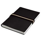 A5 Journal With Striped Elastic Band - 144 Pages - Black A5 Journal With Striped Elastic Band - 144 Pages - Black