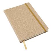 A6 PU Notebook with Cork Print