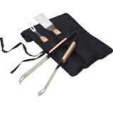 3-Piece Braai Set in Carry Case - Black