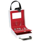 Ladies Fold Out Jewellery box - cream Ladies Fold Out Jewellery box - cream