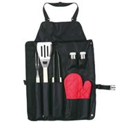 6 Piece Barbeque Set in Apron