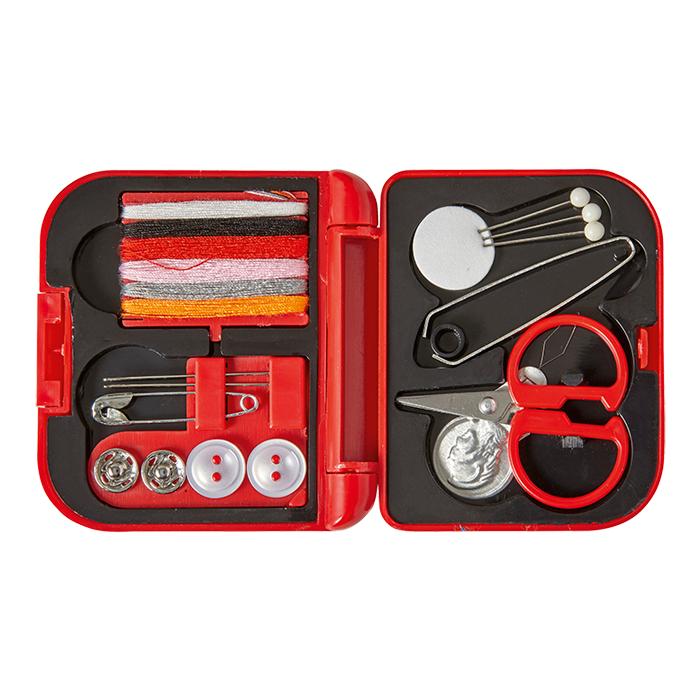 Travel Sewing Kit In Plastic Case