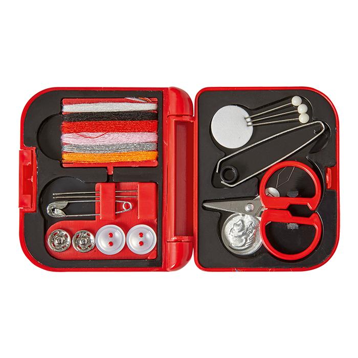 Travel Sewing Kit In Plastic Case