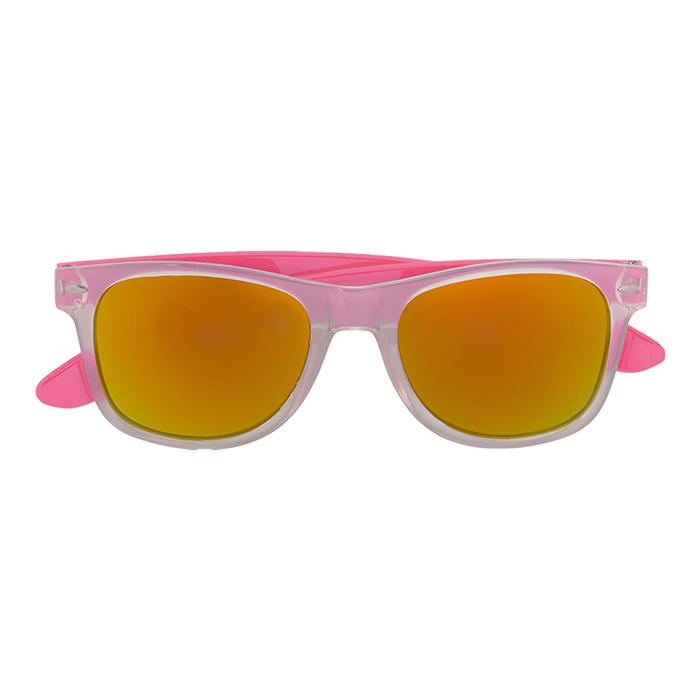 Mirror Finish Sunglasses With Coloured Sides