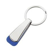 Tear Shaped Chrome Keychain