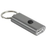 Mini 3 LED Aluminium Keychain Light - Silver, Blue or Gunmetal