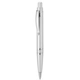 Spiral Metallic Ballpoint Pen - Light Blue