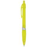 Translucent Colourful Ballpoint Pen - Yellow