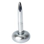 Rubber Tube Standing Desktop Pen - Available in: Black & Silver