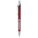 Etched Design Aluminium Ballpoint Pen - Black