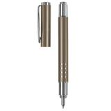 Wavy Clip Brass Rollerball Pen - Satin Nickel