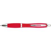 Curved Design Ballpoint Pen with Coloured Barrel