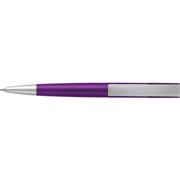 Silver Square Clip Ballpoint Pen