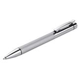Brass Ballpoint Pen With Columned Barrel - Silver